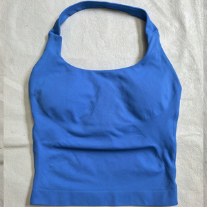 Top Deportivo Halter de Yoga sin Costuras de Alto Impacto para <span class=keywords><strong>Mujer</strong></span>, Éxito de Ventas, Ecológico, Elástico en Cuatro Direcciones y Transpirable con Logotipo - Product Image 4