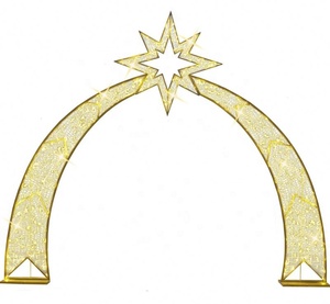 Arco de luces Led para decoración al aire libre, arco acrílico comercial de Navidad de alta calidad - Product Image 1