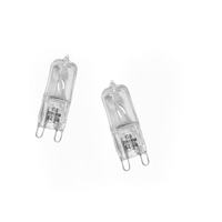 Ampoule halogène Quartz G9 220V-240V 25W 40W Mini en verre à 2 broches, petite ampoule résistante à la chaleur pour four et lustre