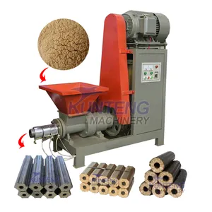 No pollution olive pomace biomass wood shavings sawdust briquette press making machine fire wood extruder machine