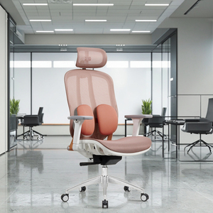 Silla ergonómica de oficina de malla giratoria ejecutiva moderna con soporte lumbar de ajuste automático y garantía de 3 años - Product Image 3