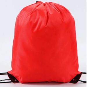 Promotion Gym <b>Drawstring</b> <b>Backpacks</b> Draw String Black Sports Nylon Bags Pocket Logo - Product Image 6