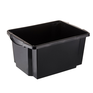 Stackable Plastic Storage Box High Quality 25l Stackable Heavy Duty Plastic Storage Crate Box