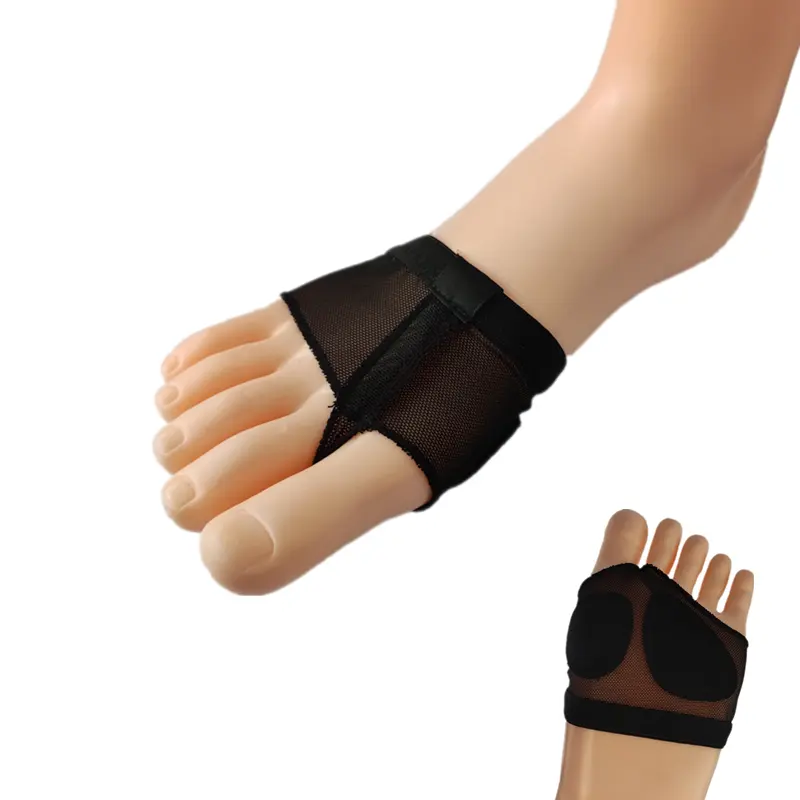 Topper meias de dedo do pé para dança de balé, protetor de dedo do pé, almofada para dançar, calcinha para pés, meias para sapatos meio líricos