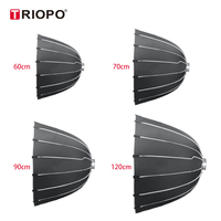 Triopo Kp2-70 70cm 27.55 "Portable pliable grande boîte à lumière parabolique profonde avec support Bowens