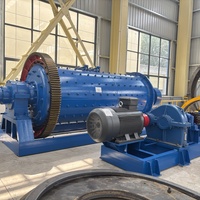 Broyeur à boulets 10-30 TPH pour usine de traitement minier avec moteur, roulement, pompe et boîte de vitesses