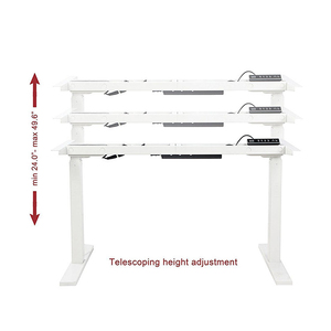 Bureau de travail moderne ergonomique intelligent à hauteur réglable pour <span class=keywords><strong>PC</strong></span>, cadre de bureau assis-debout, vente en gros - Product Image 6