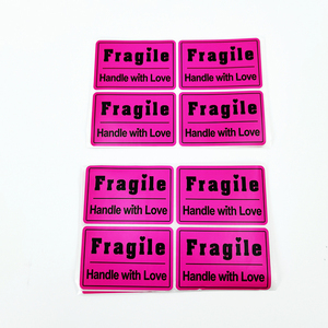 สติกเกอร์เตือนความเปราะบางแบบกันน้ำ รักษ์โลก สีสันตามสั่ง สำหรับบรรจุภัณฑ์เทียนและกรอบรูป  ลดราคาพิเศษ - Product Image 6