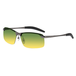 Lunettes de soleil vintage pour hommes, populaires, à changement de couleur, UV400, polarisées, photochromiques, lunettes de soleil - Product Image 3