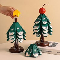 Tapis isolants pour arbre de Noël Meijian, pliables, écologiques, légers, en bois, anti-brûlure, pour casseroles