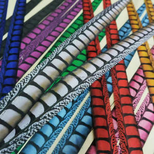 100cm Teint Lady Amherst Faisan Queue <span class=keywords><strong>Plume</strong></span> pour Carnaval Costume Samba Danse Performance Festival Déco - Product Image 5