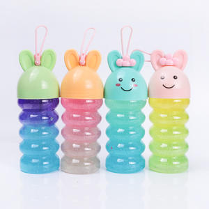 CHENXI - Slime Transparente de Gelatina con Diseño de Conejito, 100 % Seguro, Reutilizable, Ecológico, para Niños, 4 Colores, Alivio del Estrés - Product Image 3