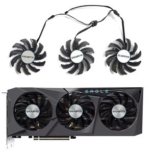 Nuevo ventilador de refrigeración de 78MM de repuesto para <span class=keywords><strong>Gigabyte</strong></span> GeForce <span class=keywords><strong>RTX</strong></span> <span class=keywords><strong>3060</strong></span> 3070 Gaming <span class=keywords><strong>RTX</strong></span> 3060Ti 3070Ti <span class=keywords><strong>Ti</strong></span> <span class=keywords><strong>Eagle</strong></span> Graphics Video Card Cooler - Product Image 1