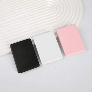Portable Double-Sided Handbag Handheld Black <strong>White</strong> Pink Travel Makeup <strong>Mirrors</strong> Compact <strong>Mirror</strong> with Custom logo - Product Image 5