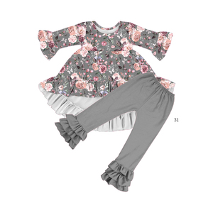 Ensembles de vêtements pour petites filles de 1 an, vente en gros, vêtements à la <span class=keywords><strong>mode</strong></span> pour petites filles, pour enfants de 5 ans, - Product Image 2