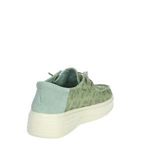 Zapatos planos Pitas Donna Slip On Bloom Green para mujer, uso casual - Product Image 3
