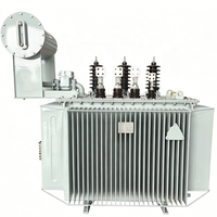 Transformateur immergé dans l'huile triphasé à haute efficacité modèle S11 respectueux de l'environnement 50/60Hz Unité d'alimentation à économie d'énergie