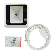 Escáner de Códigos de Barras 2D, Lector de Códigos QR y NFC RFID con Puerto de Salida Wiegand y USB para Torniquete, Kiosco, Terminal de Pago