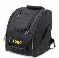 Grand sac de transport pour chaussures de ski et snowboard, imperméable, avec roulettes, pour casque et bottes, idéal pour les sorties et les trajets.