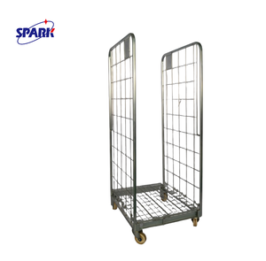 फोल्डेबल लॉजिस्टिक्स ट्रांसफर वाहन भंडारण पिंजरे सुपरमार्केट और माल भंडारण और परिवहन के लिए कारखाना हैंडलिंग उपकरण - Product Image 1