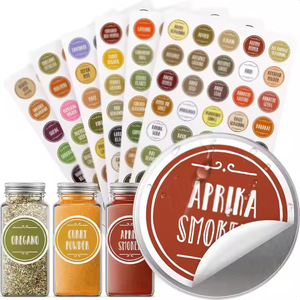 Nhà Máy Tùy Chỉnh In Ấn Thực Phẩm Gia Vị Gia Vị Jar Không Thấm Nước Logo Riêng Sản Phẩm Tùy Chỉnh Nhãn Với Logo - Product Image 1