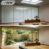 Film intelligent PDLC auto-adhésif à transparence 84 % / 88 % / 91 %, film décoratif PDLC, films de fenêtre intelligents pour la maison