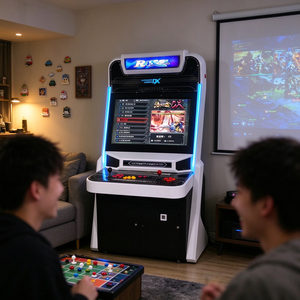Machine d'arcade verticale pour deux joueurs, jeu de combat avec écran LCD, pour salle de jeux à domicile, bar, club et centre de divertissement familial - Product Image 1