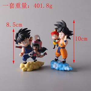 Figurines d'action XR, lot de 7 pièces, 10 cm, Dragon Son <span class=keywords><strong>Goku</strong></span>, Maître Roshi, Yamcha, Kuririn, Bulma, modèle de dessin animé, jouet en PVC - Product Image 2