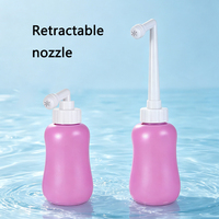 Bidet de voyage à pulvérisation verticale inversée, bouteille périnéale 360 ml pour le nettoyage post-partum et les soins de bébé
