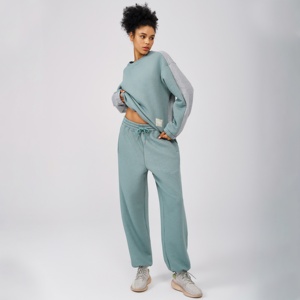 Pantaloni Sportivi Unisex di Alta Qualità 400 Gsm in Cotone Spaziale, Jogger Harem per <span class=keywords><strong>Donna</strong></span> e <span class=keywords><strong>Uomo</strong></span>, Pantaloni da Ginnastica con Logo Personalizzato - Product Image 3