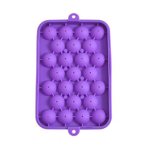 New Creative 25 Grid Silicone Ice Hockey Mold Ice Tray Small Round Ball Ice <b>Box</b> Grape Soap Mold - Product Image 3