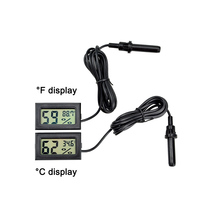 Hygrometer Termometer TPM 1.5M Kawat Mini Elektronik dengan Digital Hygrometer Temperatur Kelembaban Meter
