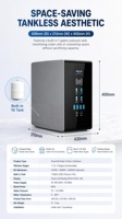 Purificador de Agua RO de 7-9 Etapas para Debajo del Fregadero, Precisión de 0.0001um, Pantalla TDS Inteligente, Componentes Certificados por NSF, 15 Años de Garantía de Fábrica