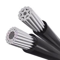 LX Aluminium 4-Adriges Niederspannungs-Luftkabel Bündelkabel mit PVC/XLPE-Isolierung (10mm-70mm)