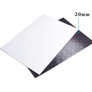 Feuille magnétique en caoutchouc souple industrielle 4x6 pouces format A4 avec une force magnétique super puissante et un dos adhésif pour l'utilisation de photos - Product Image 2