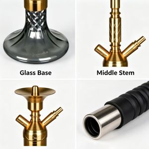 Ensemble complet de chicha en gros à prix réduit, couleurs variées, logo personnalisé, style moderne, technique de laque - Chicha - Product Image 4