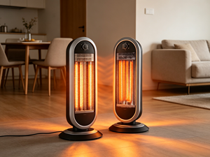Chauffage <span class=keywords><strong>électrique</strong></span> au quartz de haute qualité 450/900W, portable, autoportant, avec tube infrarouge et éclairage, certifié GS - Product Image 3