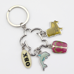 Hình Dạng Tùy Chỉnh Dễ Thương Mini Men Kim Loại Epoxy Keychain <span class=keywords><strong>Key</strong></span> <span class=keywords><strong>Charm</strong></span> - Product Image 3