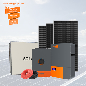 Système d'énergie <span class=keywords><strong>solaire</strong></span> PowMr 10K 110V 9.6KWH <span class=keywords><strong>avec</strong></span> onduleur MPPT adapté à la consommation d'énergie quotidienne, système d'énergie <span class=keywords><strong>solaire</strong></span> tout-en-un - Product Image 1
