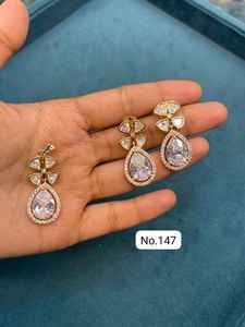 Kundan Pendant For women <b>Indian</b> Manufacturer <b>Jewelry</b> Long Necklace <b>Set</b> For Girls Women Party Wear - Product Image 3