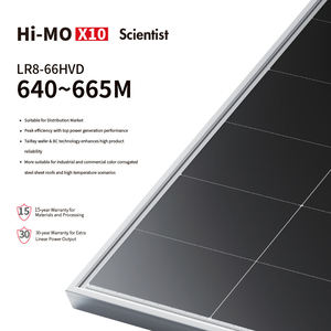 Pannello Solare LONGi Hi-MO X10 <span class=keywords><strong>Scientist</strong></span> 640W 650W 665W HPBC 2.0 Modulo Fotovoltaico Bifacciale per Sistemi Solari Commerciali e Tetti - Product Image 3