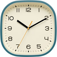 Jam Dinding Logam Retro Kustom dengan Alarm, Sensor Sentuh, Analog Quartz, Desain Modern untuk Dekorasi Rumah dan Meja Kerja