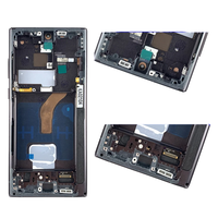 Rakitan Layar Sentuh OLED LCD dengan Bingkai untuk Samsung Galaxy S22 Ultra Rakitan Layar LCD
