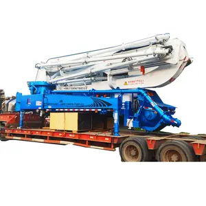 中国九河小型混凝土吊杆泵车便携式混凝土泵固定式混凝土泵贝当泵出售出厂价格