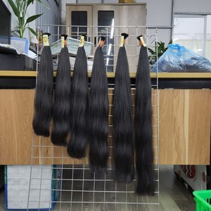 ช่อผมดิบจากเวียดนามแบบไม่ผ่านกระบวนการผมมนุษย์แบบตรงสองชั้น - Product Image 1