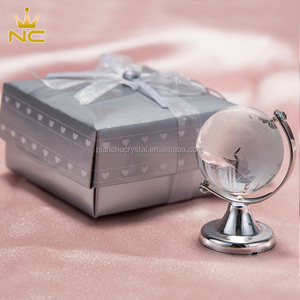 Mini Globe terre en verre de cristal, pour cadeaux de mariage, bon marché, pièces - Product Image 3