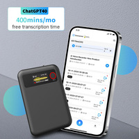 Enregistreur vocal AI alimenté par ChatGPT40 Enregistrement en un clic Enregistreur d'appel magnétique intelligent voix-texte avec transcription et résumé