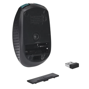 Ratón Inalámbrico USB de Fábrica, 2.4Ghz, Ratón para Juegos con 3 Velocidades y 6 Teclas Silenciosas para PC, Portátil y Oficina, Ratón para Juegos Ajustable con Batería - Product Image 2