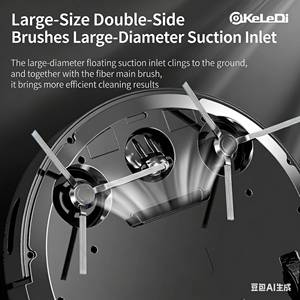 หุ่นยนต์ดูดฝุ่นถูพื้น Mijia Pro <span class=keywords><strong>Essential</strong></span> สีดำ พร้อมฟังก์ชั่น Wi-Fi รองรับ VPN และไฟร์วอลล์ สำหรับ SOHO - Product Image 3