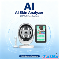 Machine de diagnostic cutané intelligente avec analyseur de peau pour la gestion des salons, scanner de diagnostic facial professionnel